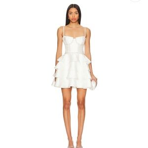 V. Chapman White Luciana Dress